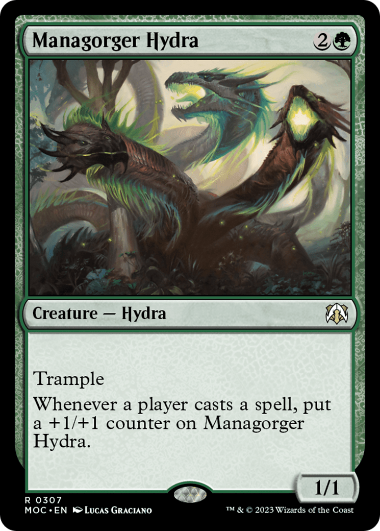 Managorger Hydra [March of the Machine Commander] MTG Single Magic: The Gathering  | Multizone: Comics And Games