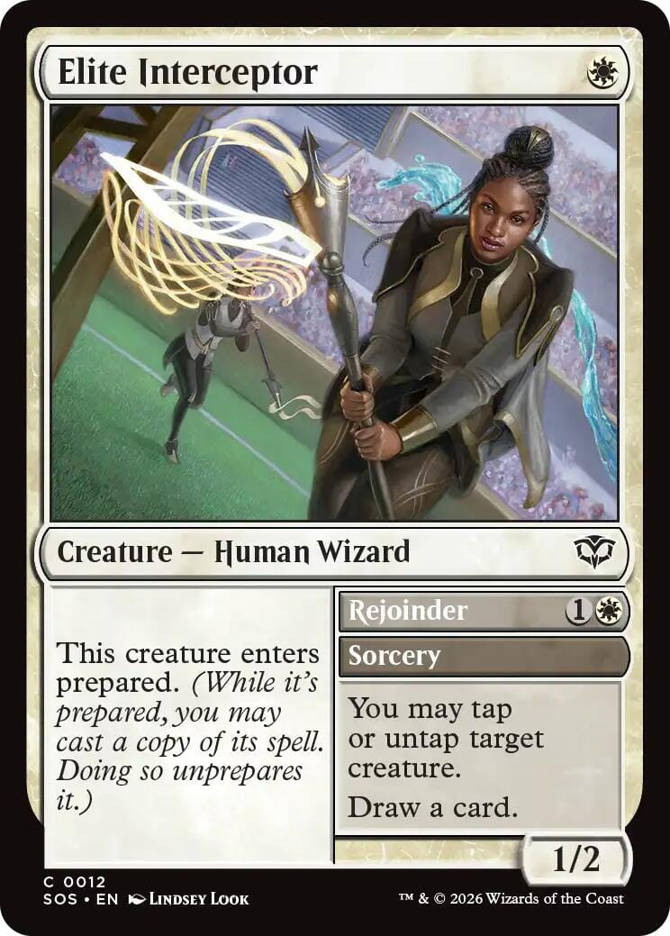 Elite Interceptor [Secrets of Strixhaven] MTG Single Magic: The Gathering  | Multizone: Comics And Games