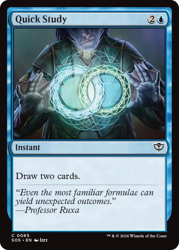 Pursue the Past Art Card (Gold-Stamped Signature) [Secrets of Strixhaven Art Series] MTG Single Magic: The Gathering  | Multizone: Comics And Games