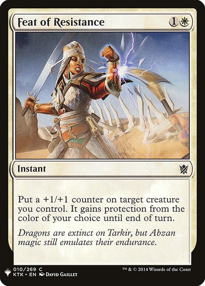 Feat of Resistance [Mystery Booster] MTG Single Magic: The Gathering  | Multizone: Comics And Games