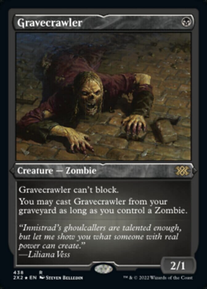 Gravecrawler (Foil Etched) [Double Masters 2022] MTG Single Magic: The Gathering  | Multizone: Comics And Games
