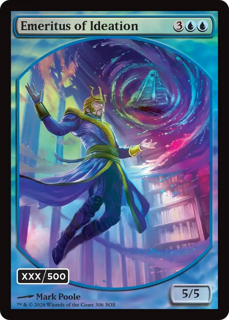 Emeritus of Ideation (Serial Numbered) [Secrets of Strixhaven] MTG Single Magic: The Gathering  | Multizone: Comics And Games