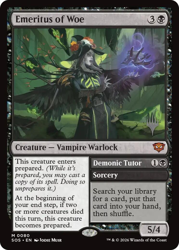 Emeritus of Woe [Secrets of Strixhaven Promos] MTG Single Magic: The Gathering  | Multizone: Comics And Games