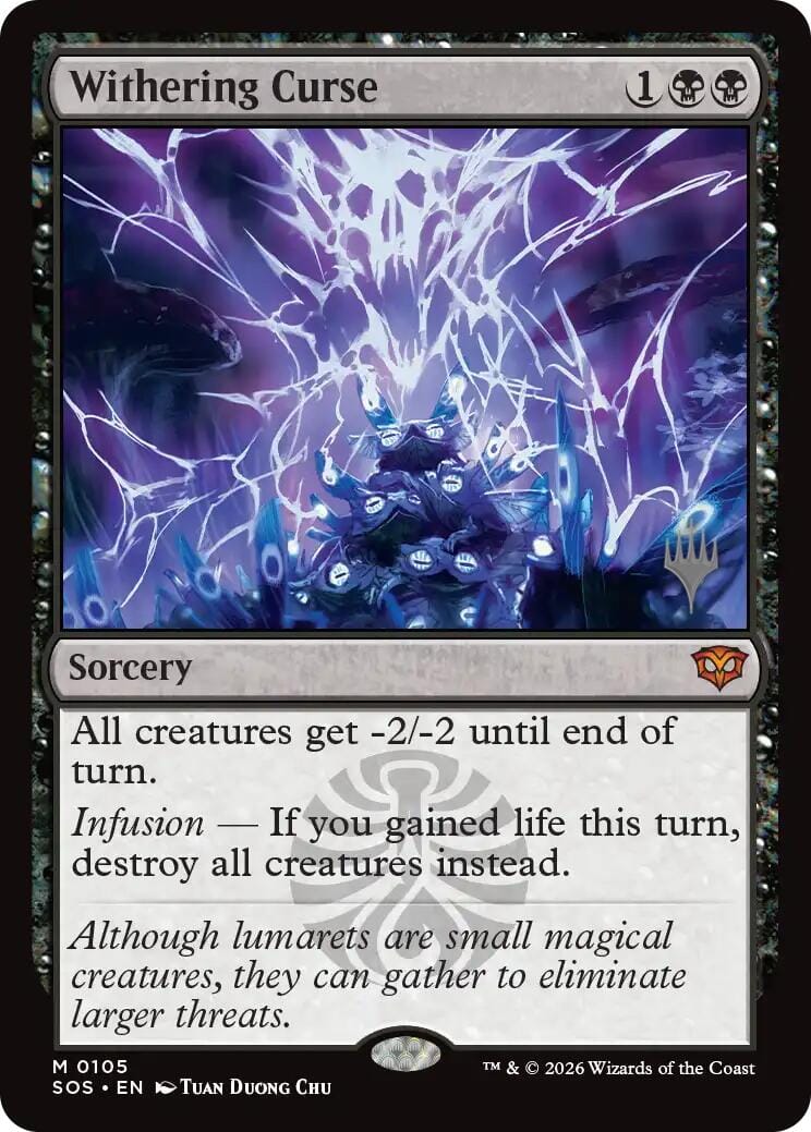 Withering Curse [Secrets of Strixhaven Promos] MTG Single Magic: The Gathering  | Multizone: Comics And Games
