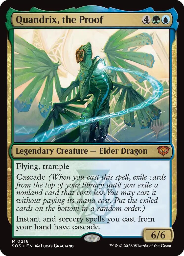 Quandrix, the Proof [Secrets of Strixhaven Promos] MTG Single Magic: The Gathering  | Multizone: Comics And Games