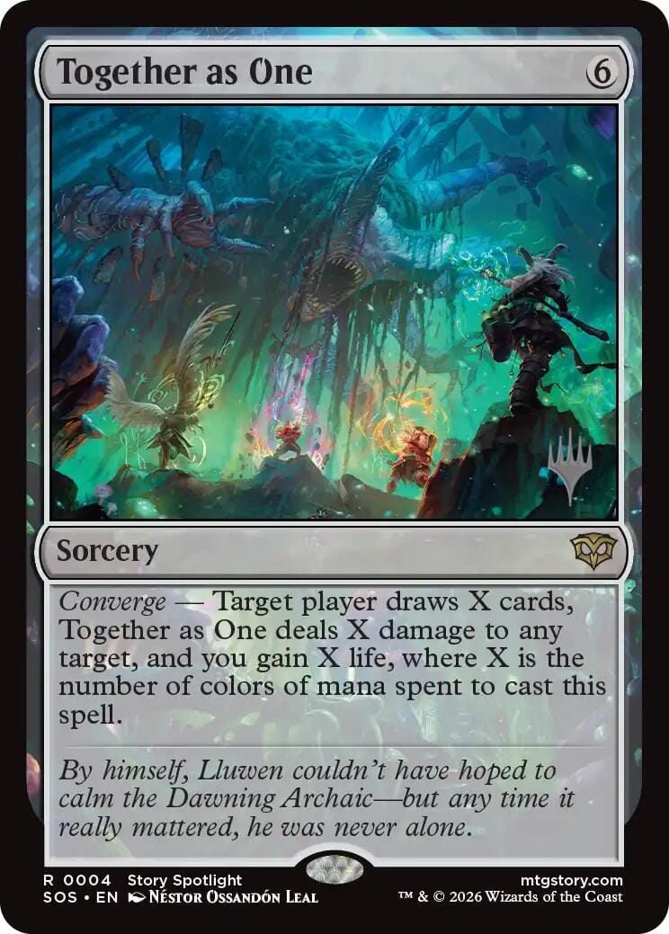 Together as One [Secrets of Strixhaven Promos] MTG Single Magic: The Gathering  | Multizone: Comics And Games