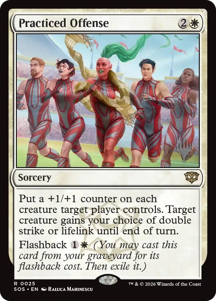 Practiced Offense [Secrets of Strixhaven Promos] MTG Single Magic: The Gathering  | Multizone: Comics And Games