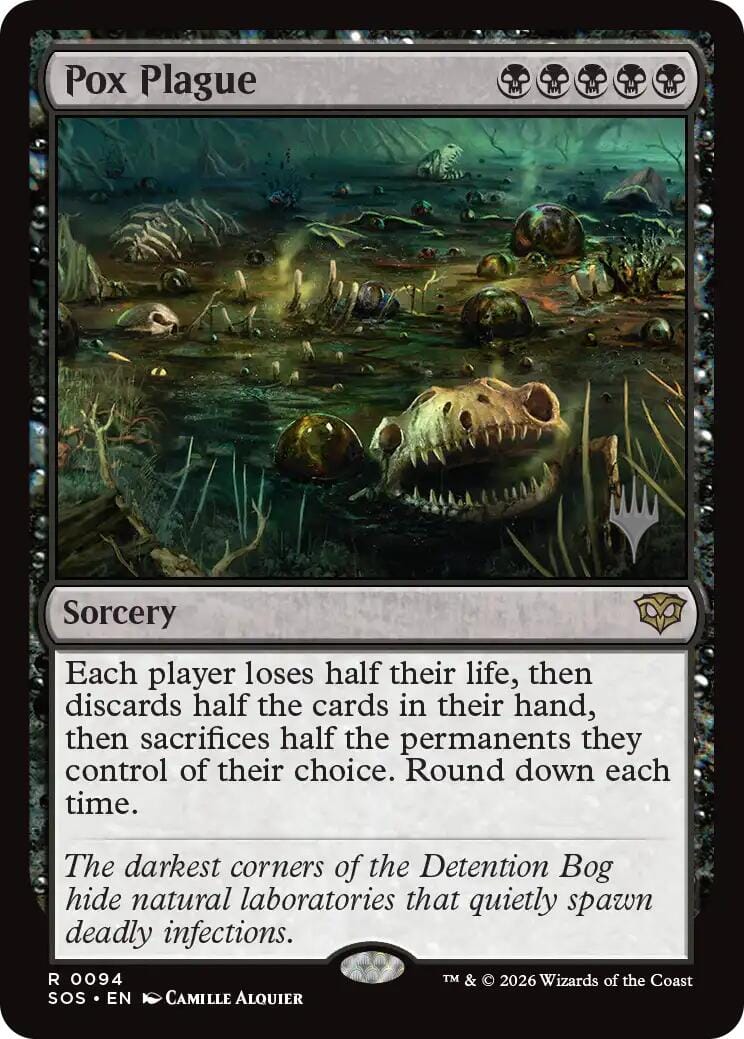 Pox Plague [Secrets of Strixhaven Promos] MTG Single Magic: The Gathering  | Multizone: Comics And Games