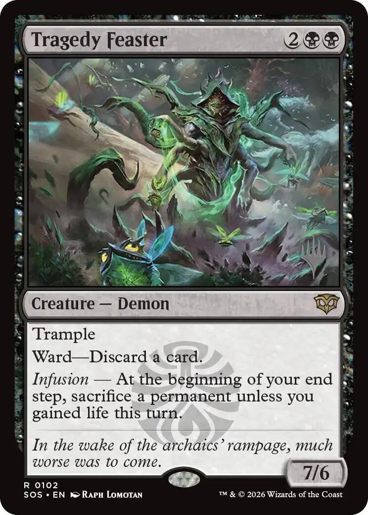 Tragedy Feaster [Secrets of Strixhaven Promos] MTG Single Magic: The Gathering  | Multizone: Comics And Games