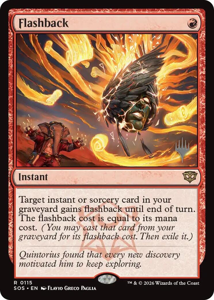 Flashback [Secrets of Strixhaven Promos] MTG Single Magic: The Gathering  | Multizone: Comics And Games