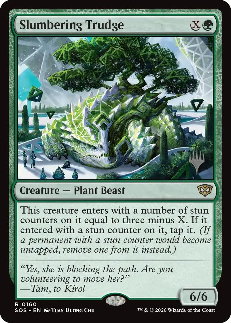 Slumbering Trudge [Secrets of Strixhaven Promos] MTG Single Magic: The Gathering  | Multizone: Comics And Games