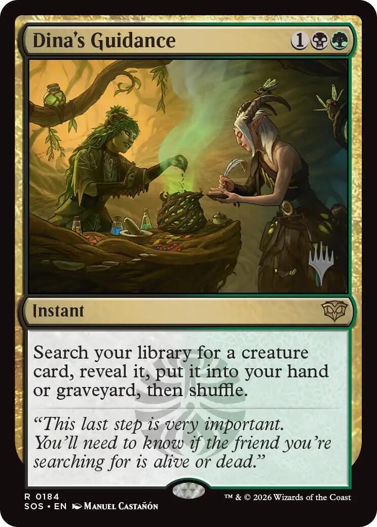 Dina's Guidance [Secrets of Strixhaven Promos] MTG Single Magic: The Gathering  | Multizone: Comics And Games