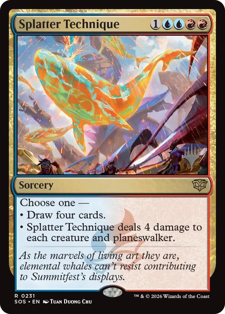 Splatter Technique [Secrets of Strixhaven Promos] MTG Single Magic: The Gathering  | Multizone: Comics And Games