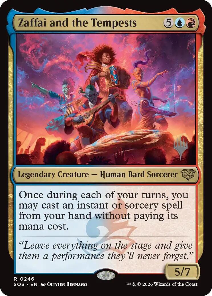 Zaffai and the Tempests [Secrets of Strixhaven Promos] MTG Single Magic: The Gathering  | Multizone: Comics And Games
