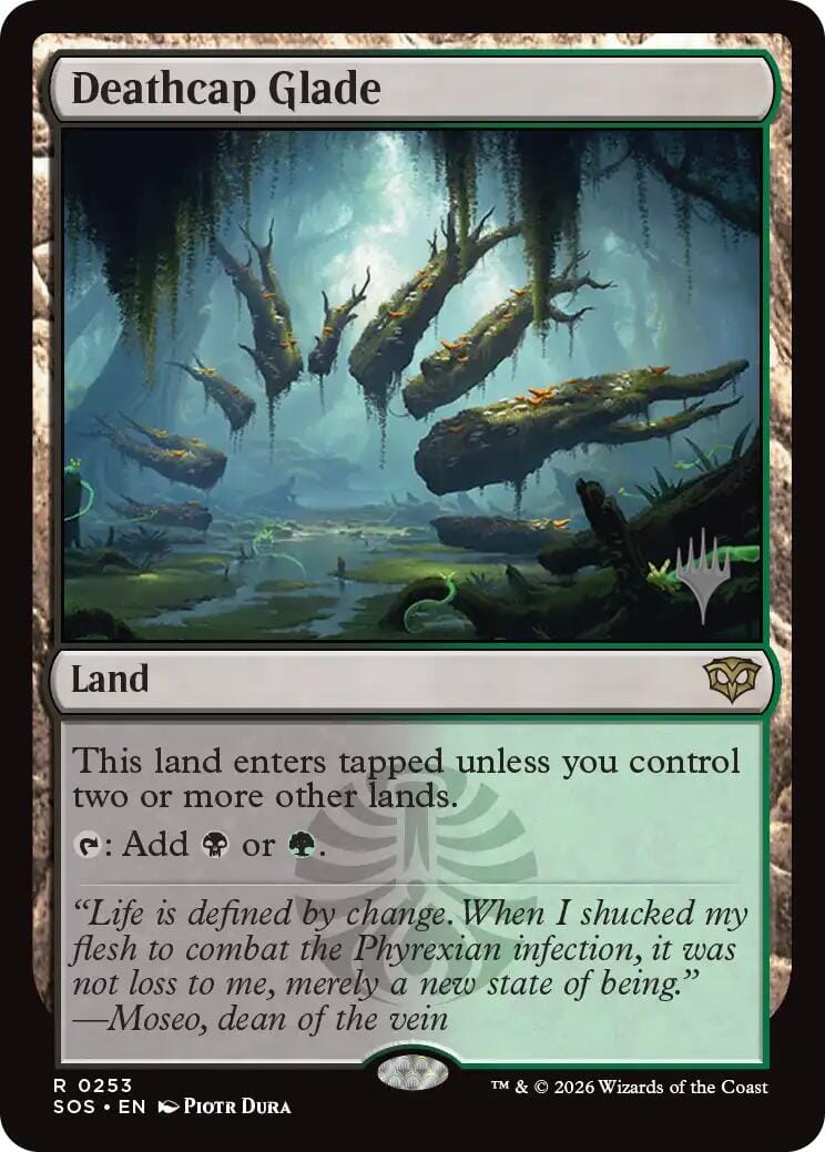 Deathcap Glade [Secrets of Strixhaven Promos] MTG Single Magic: The Gathering  | Multizone: Comics And Games