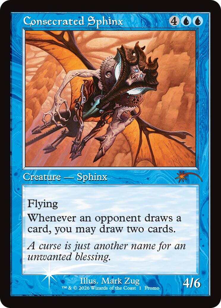 Consecrated Sphinx (Retro Frame) [MagicFest 2025] MTG Single Magic: The Gathering  | Multizone: Comics And Games