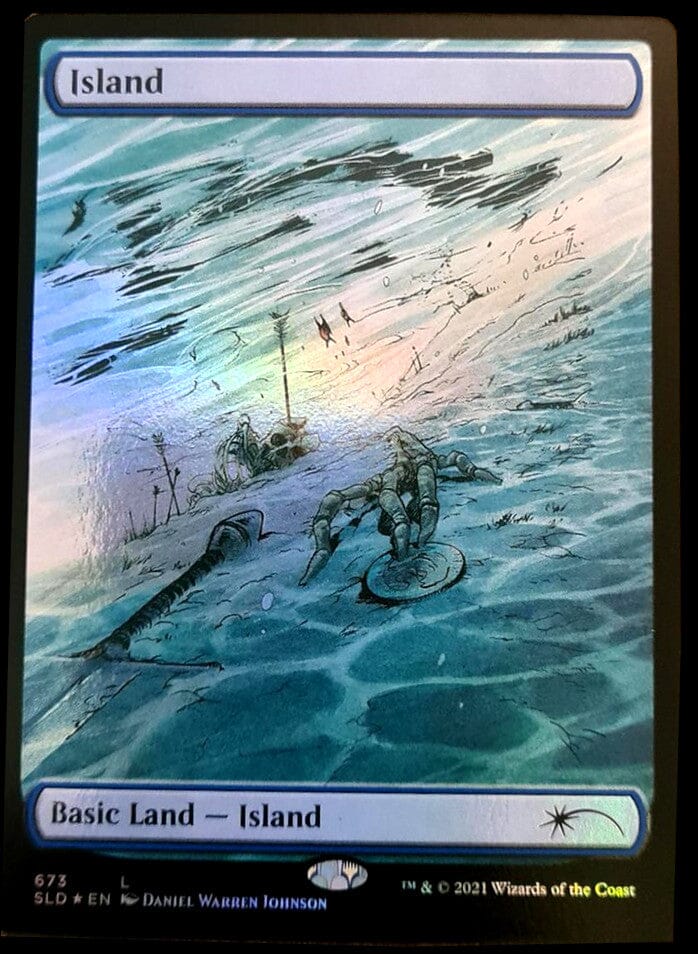 Island (673) [Secret Lair Drop Promos] MTG Single Magic: The Gathering  | Multizone: Comics And Games