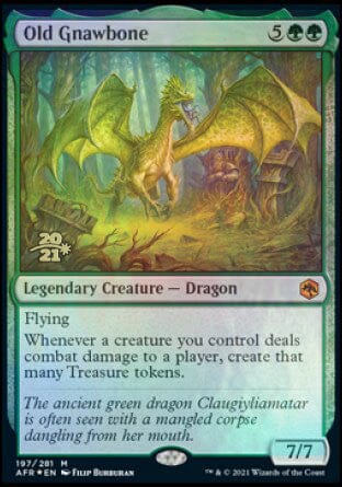 Old Gnawbone [Dungeons & Dragons: Adventures in the Forgotten Realms Prerelease Promos] MTG Single Magic: The Gathering  | Multizone: Comics And Games