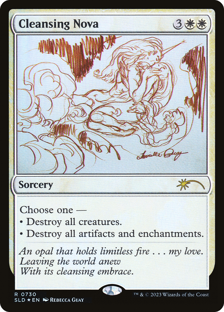 Cleansing Nova (Sketch) [Secret Lair Drop Promos] MTG Single Magic: The Gathering  | Multizone: Comics And Games