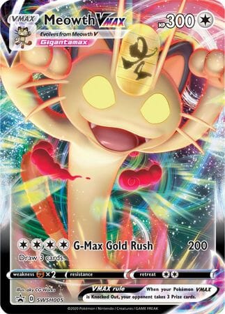 Meowth VMAX (SWSH005) [Sword & Shield: Black Star Promos] Pokemon Single Pokémon  | Multizone: Comics And Games