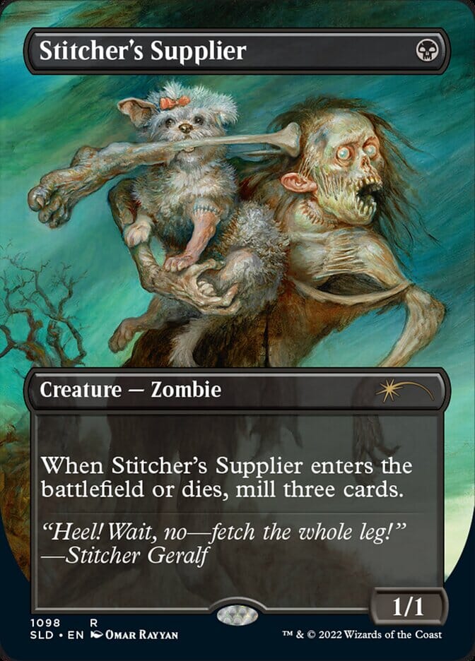 Stitcher's Supplier (Borderless) [Secret Lair Drop Series] MTG Single Magic: The Gathering  | Multizone: Comics And Games