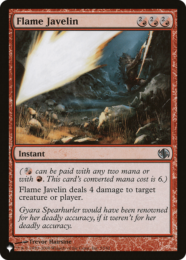 Flame Javelin [The List] MTG Single Magic: The Gathering  | Multizone: Comics And Games