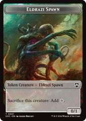 Eldrazi Spawn // Worm Double-Sided Token [Secrets of Strixhaven Commander Tokens] MTG Single Magic: The Gathering  | Multizone: Comics And Games