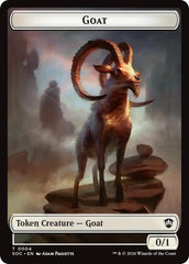 Goat // Fungus Beast Double-Sided Token [Secrets of Strixhaven Commander Tokens] MTG Single Magic: The Gathering  | Multizone: Comics And Games