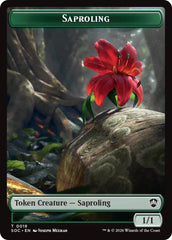 Saproling // Pest (0023) Double-Sided Token [Secrets of Strixhaven Commander Tokens] MTG Single Magic: The Gathering  | Multizone: Comics And Games