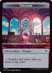 Phyrexian Germ // Treasure Double-Sided Token [Secrets of Strixhaven Commander Tokens] MTG Single Magic: The Gathering  | Multizone: Comics And Games