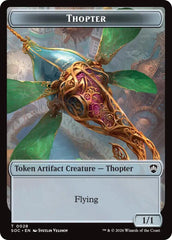 Thopter // Fractal (0004) Double-Sided Token [Secrets of Strixhaven Commander Tokens] MTG Single Magic: The Gathering  | Multizone: Comics And Games