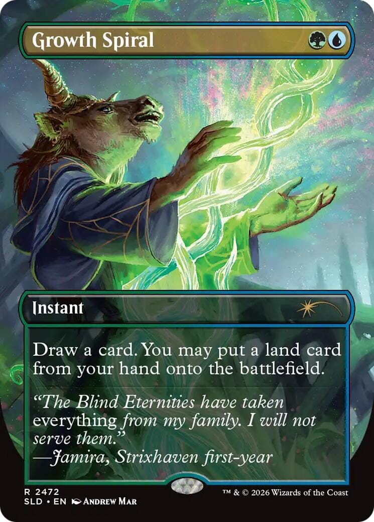 Growth Spiral (2472) [Secret Lair Drop Series] MTG Single Magic: The Gathering  | Multizone: Comics And Games