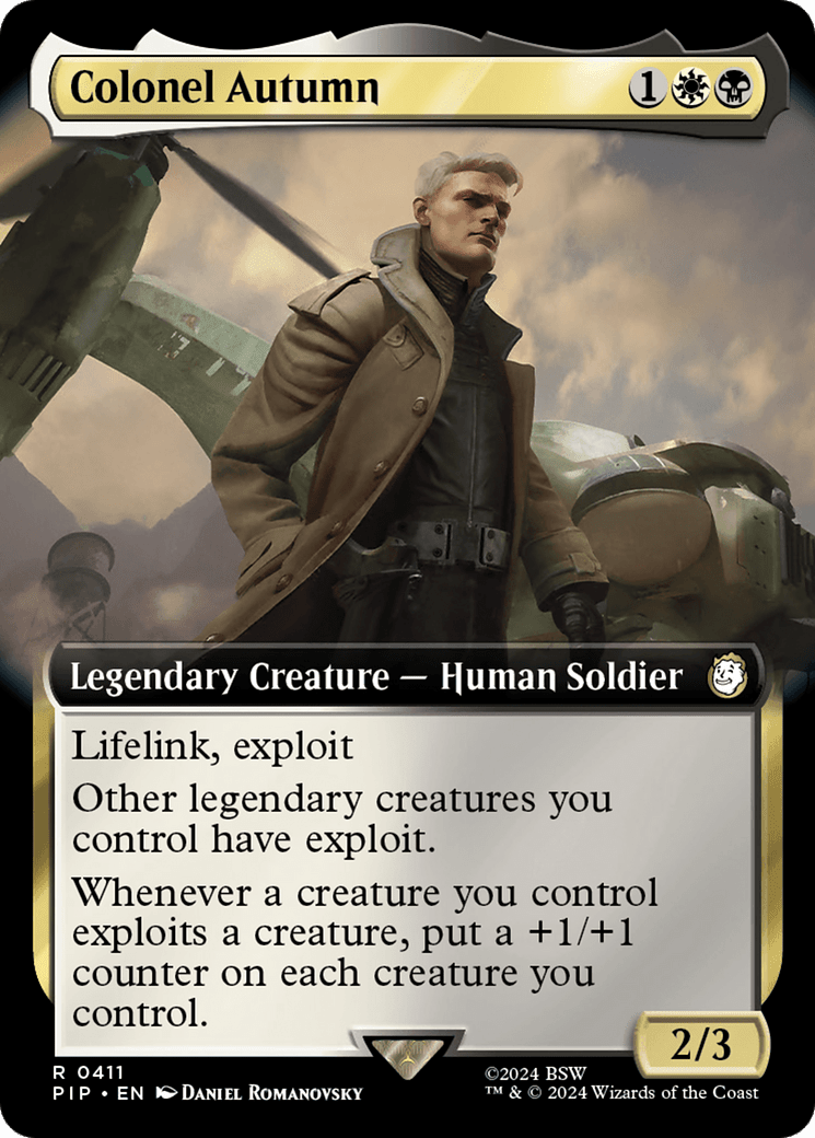 Colonel Autumn (Extended Art) [Fallout] MTG Single Magic: The Gathering  | Multizone: Comics And Games