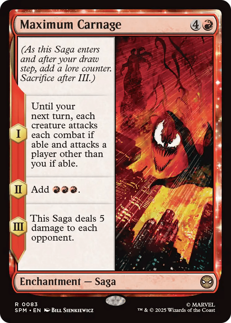 Maximum Carnage [Marvel's Spider-Man] MTG Single Magic: The Gathering  | Multizone: Comics And Games