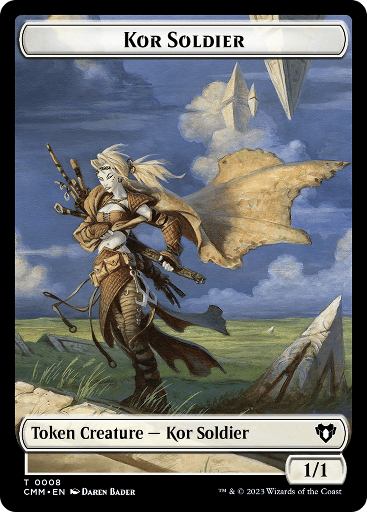Kor Soldier Token [Commander Masters Tokens] MTG Single Magic: The Gathering  | Multizone: Comics And Games
