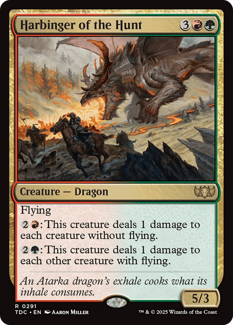 Harbinger of the Hunt [Tarkir: Dragonstorm Commander] MTG Single Magic: The Gathering  | Multizone: Comics And Games