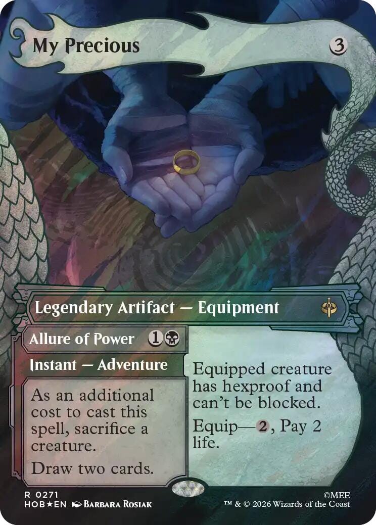 My Precious (Showcase) (Surge Foil) [The Hobbit] MTG Single Magic: The Gathering  | Multizone: Comics And Games