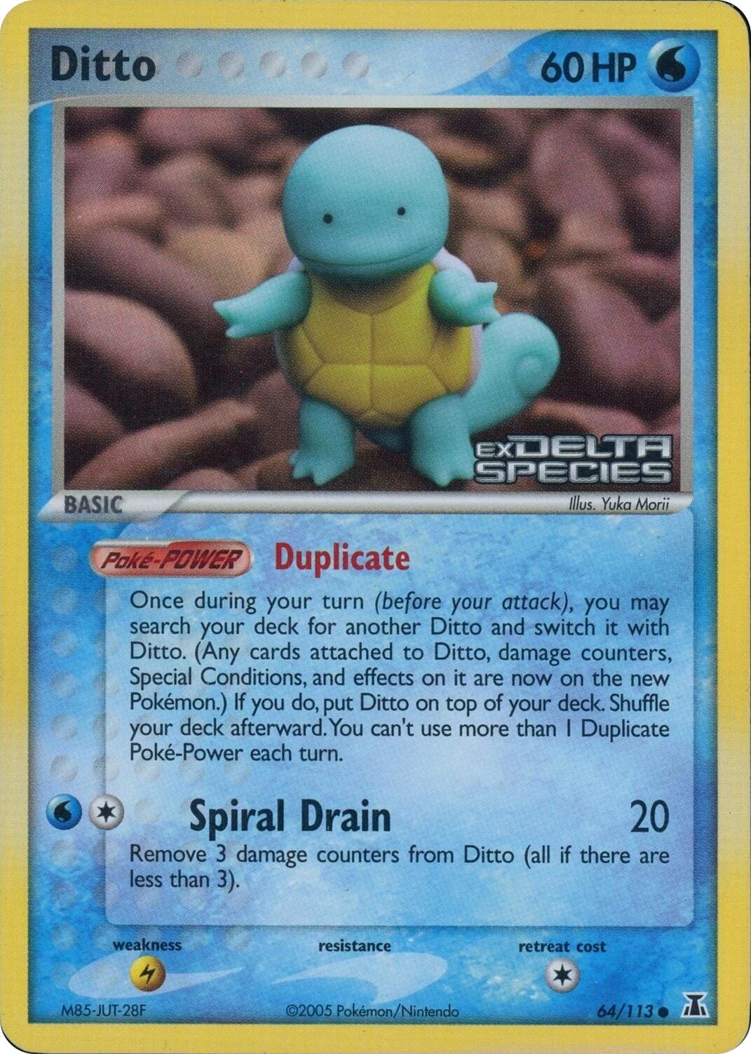 Ditto (064/113) (Delta Species Stamped) [Miscellaneous Cards] Pokemon Single Pokémon  | Multizone: Comics And Games