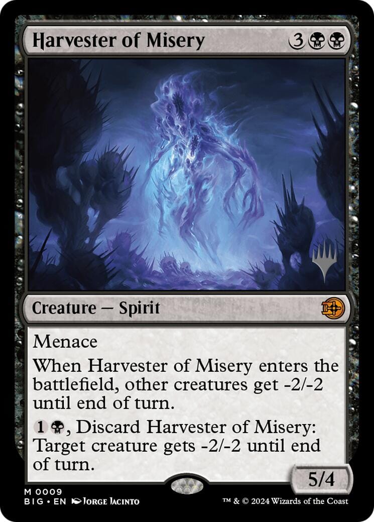 Harvester of Misery [Secrets of Strixhaven Promos] MTG Single Magic: The Gathering  | Multizone: Comics And Games