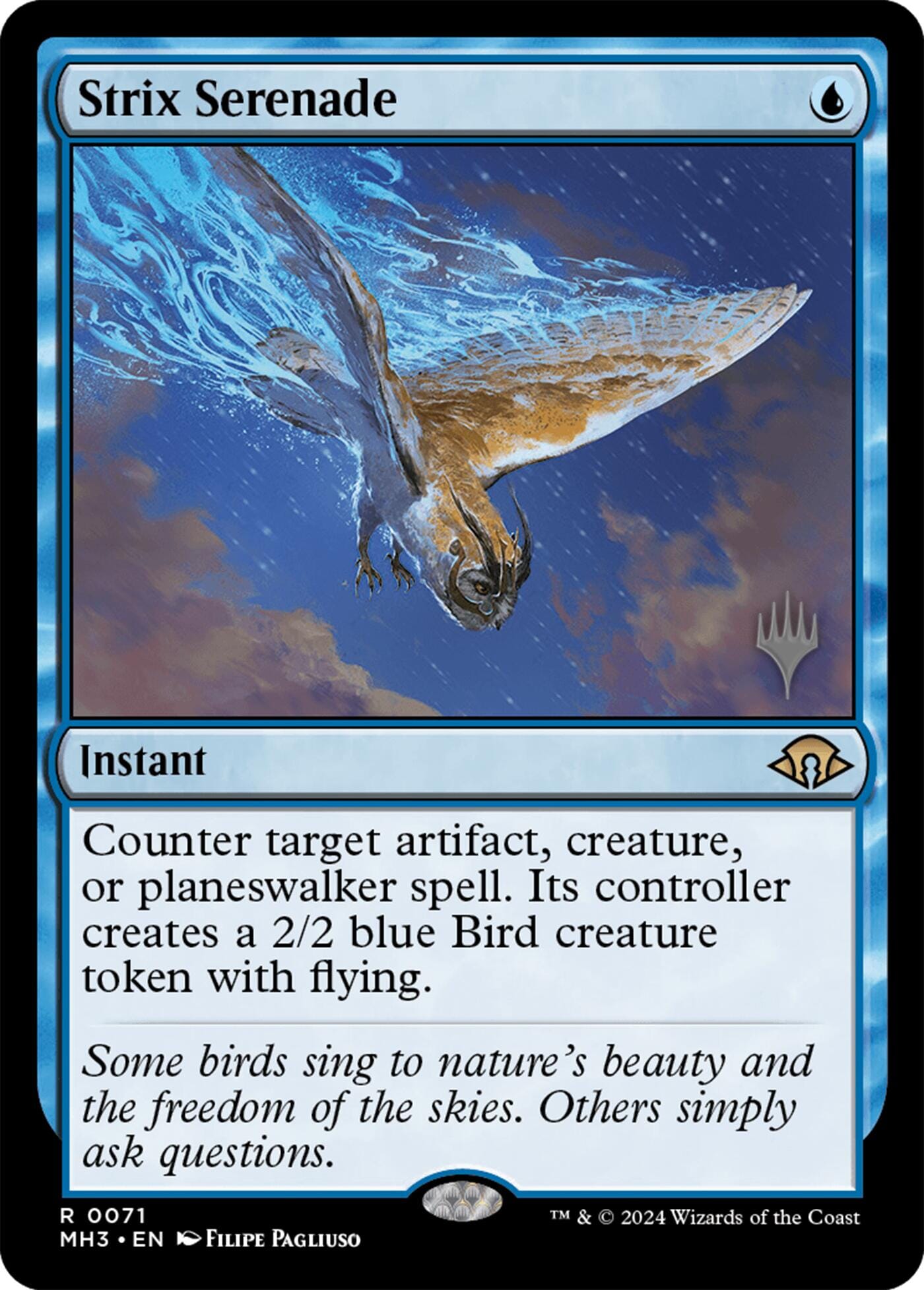 Strix Serenade [Modern Horizons 3 Promos] MTG Single Magic: The Gathering  | Multizone: Comics And Games