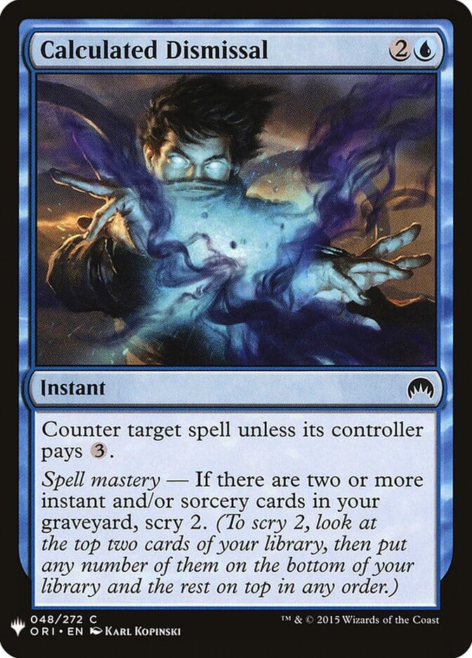 Calculated Dismissal [Mystery Booster] MTG Single Magic: The Gathering  | Multizone: Comics And Games