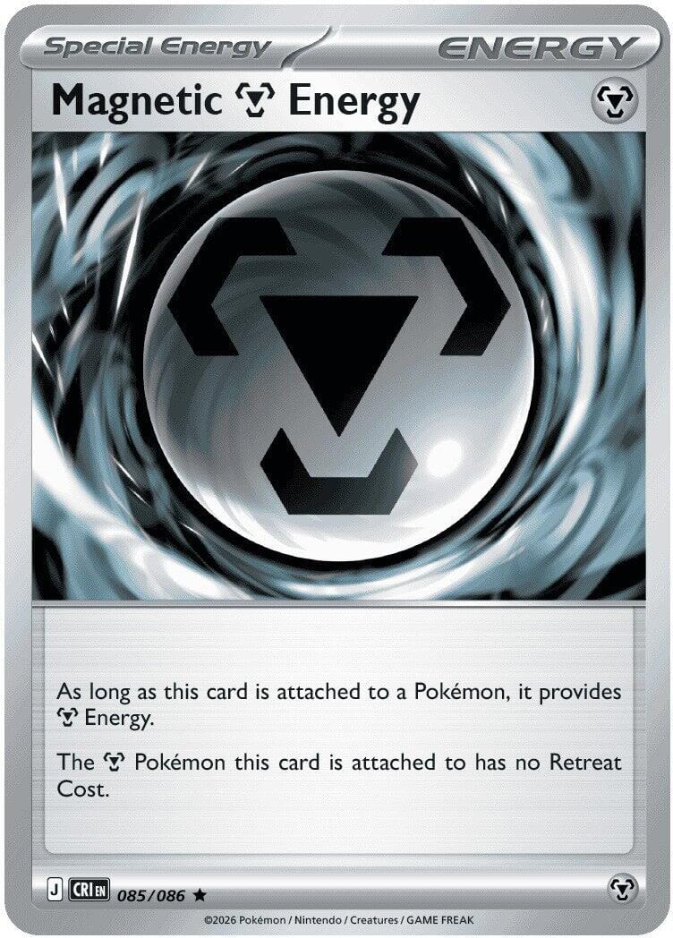 Magnetic M Energy (085/086) [Mega Evolution: Chaos Rising] Pokemon Single Pokémon  | Multizone: Comics And Games