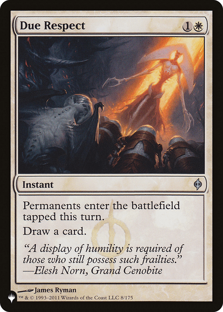 Due Respect [The List] MTG Single Magic: The Gathering  | Multizone: Comics And Games