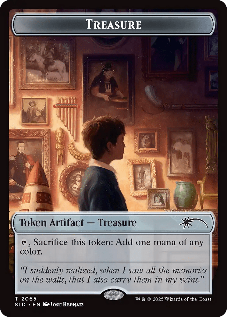 Treasure Token (2065) (Rainbow Foil) [Secret Lair Drop Series] MTG Single Magic: The Gathering  | Multizone: Comics And Games