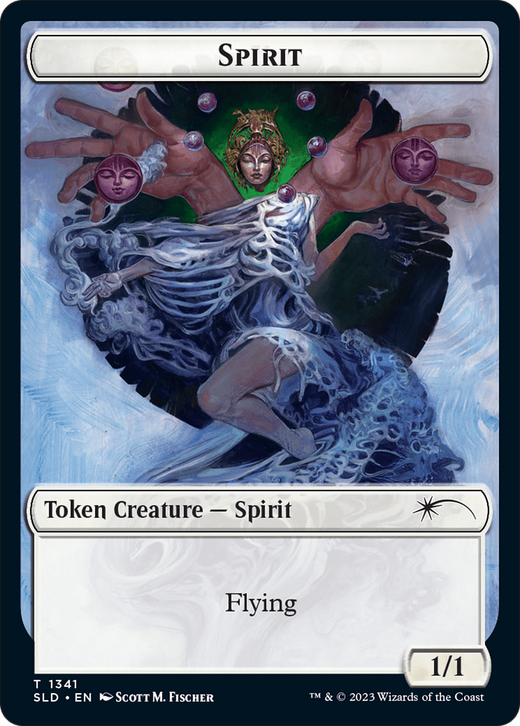 Angel // Spirit Double-Sided Token [Secret Lair Drop Series] MTG Single Magic: The Gathering  | Multizone: Comics And Games