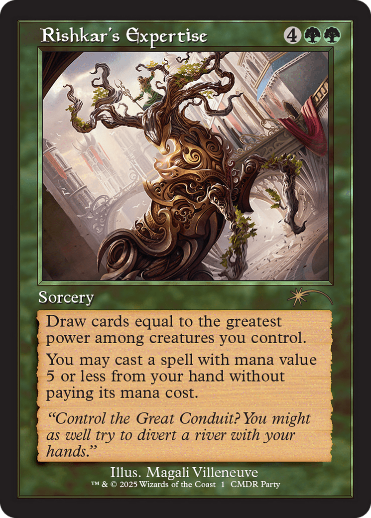 Rishkar's Expertise (Retro Frame) [Wizards Play Network 2025] MTG Single Magic: The Gathering  | Multizone: Comics And Games
