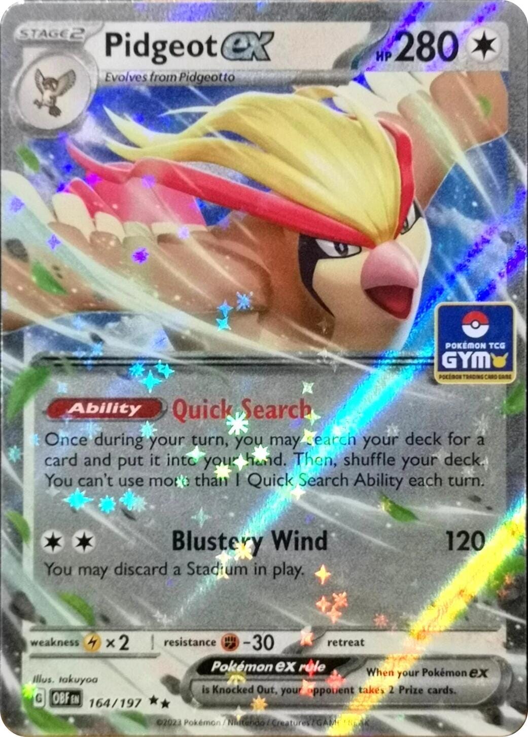 Pidgeot ex (164/197) [Miscellaneous Cards] Pokemon Single Pokémon  | Multizone: Comics And Games