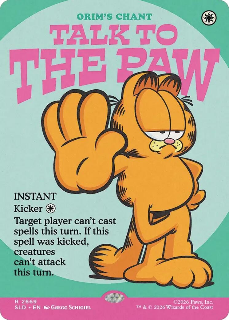 Talk to the Paw - Orim's Chant [Secret Lair Drop Series] MTG Single Magic: The Gathering  | Multizone: Comics And Games