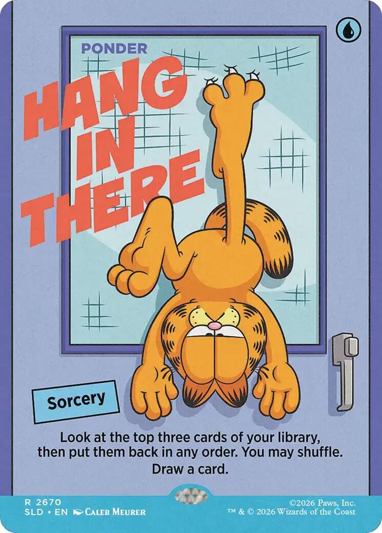 Hang In There - Ponder [Secret Lair Drop Series] MTG Single Magic: The Gathering  | Multizone: Comics And Games