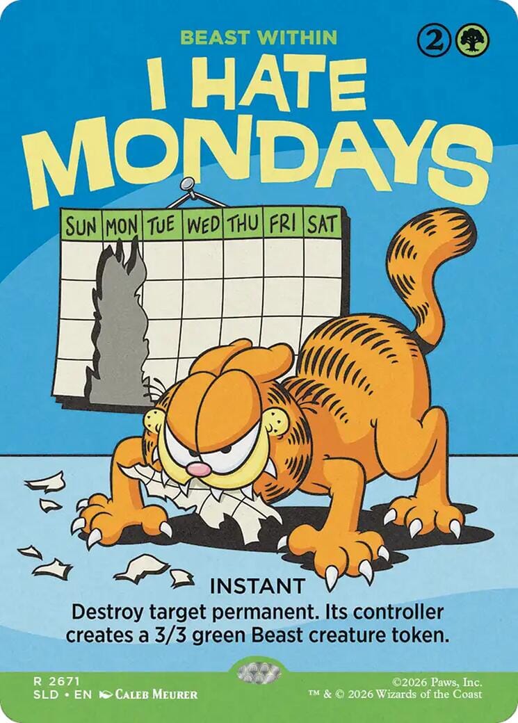 I Hate Mondays - Beast Within [Secret Lair Drop Series] MTG Single Magic: The Gathering  | Multizone: Comics And Games
